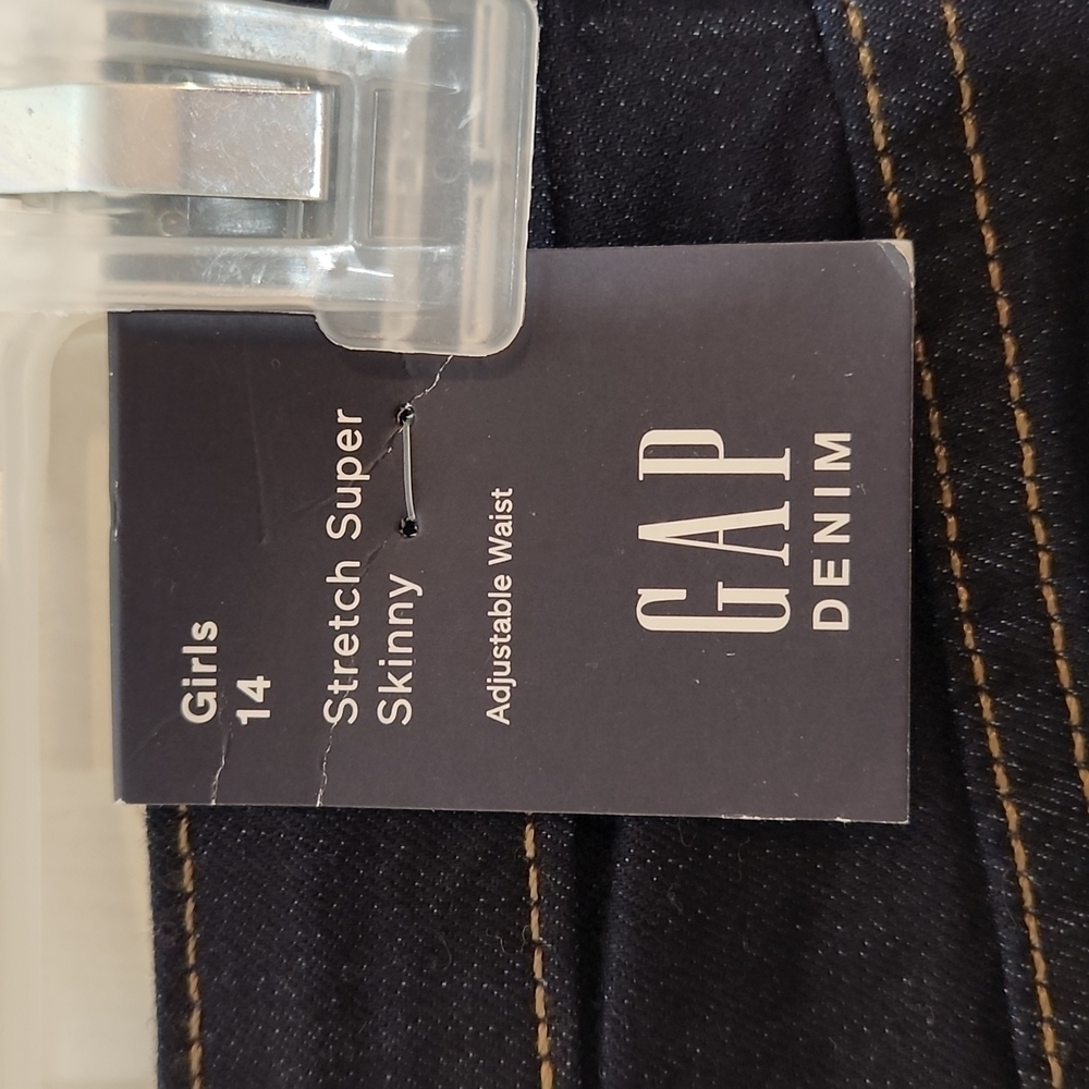 Gap Mid-rise Stretch Super Skinny Jeggings Size 14 Girls NWT - Picture 10 of 14